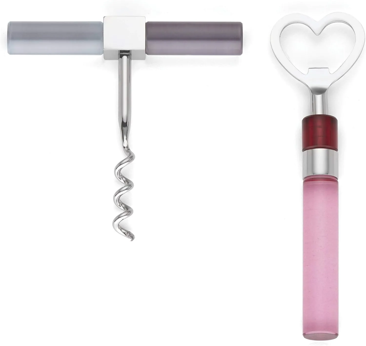 Kate Spade Nolita 2-Piece Bar Tool Set, 0.65 LB, Metallic