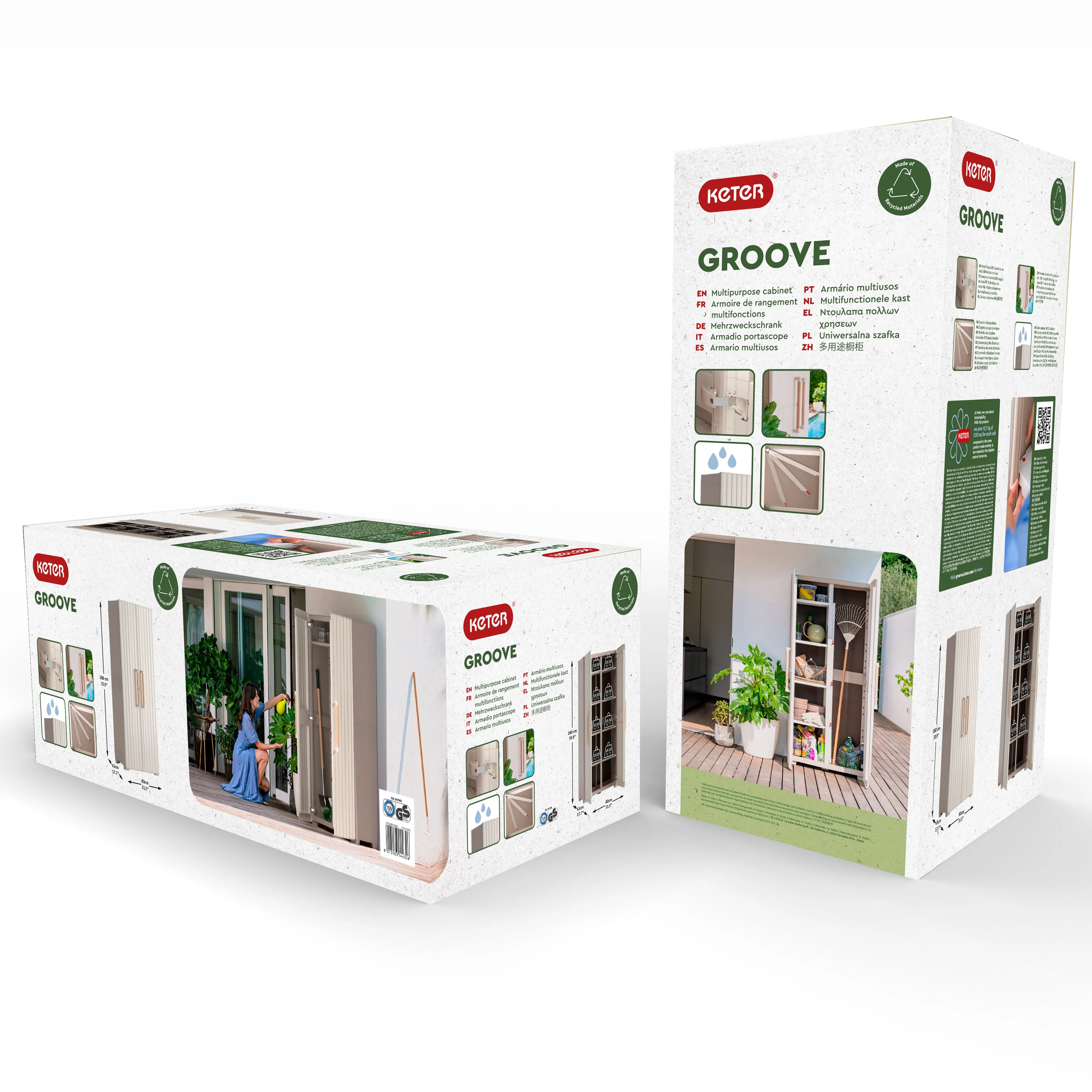 Keter Groove Multipurpose Cabinet