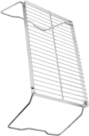 KICHOUSE Folding Stove Holder Bbq Grill Rack Large Mesh Baking Rack Stainless Steel Outdoor Cooking Tool
