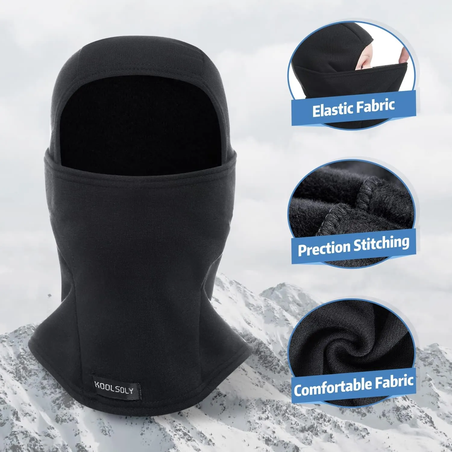 Kids Balaclava Face Mask, Winter Hat Face Warmer for Cold Weather Ski Mask for Boys Girls