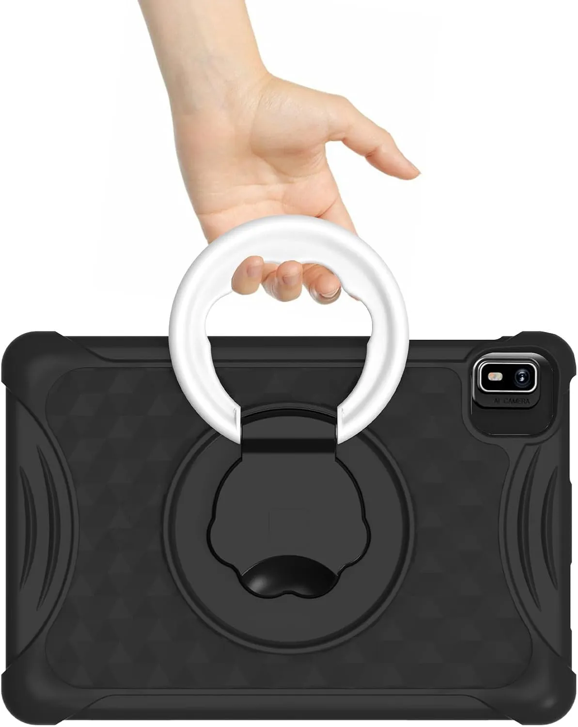 Kids Case for MXTAB101A Tablet/Headwolf WPad6 Tablet 10/ Memorex MTAB-PRO2600 10.1 Tablet/CloverTek G12 10.1-inch Tablet/HAOVM G12/ Topsand G12/ Prosper Wireless G11 Tablet - Black