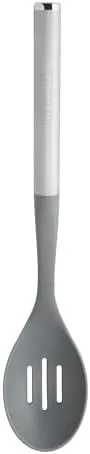 KitchenAid Slotted Spoon with Stainless Steel Handle, Nonstick Safe, Ideal for Draining and Scooping, Durable and Dishwasher Safe