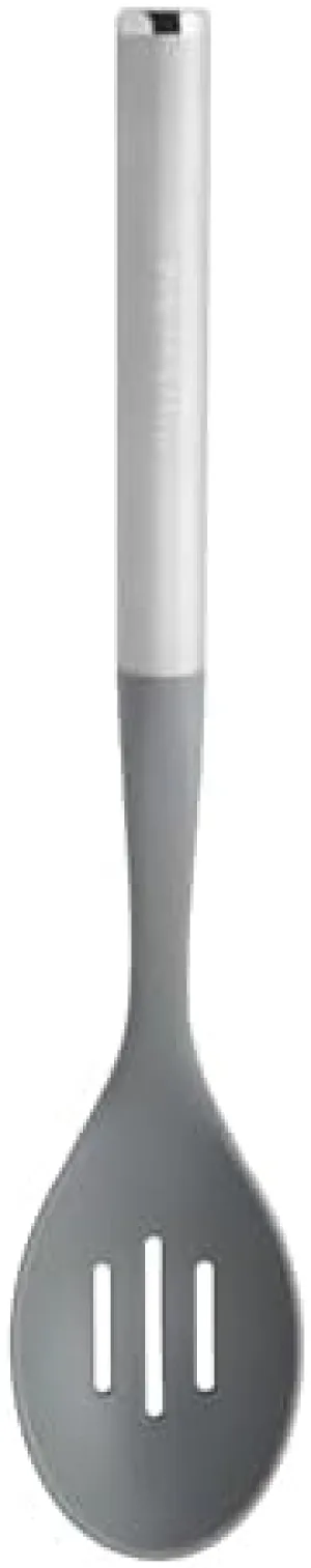 KitchenAid Slotted Spoon with Stainless Steel Handle, Nonstick Safe, Ideal for Draining and Scooping, Durable and Dishwasher Safe