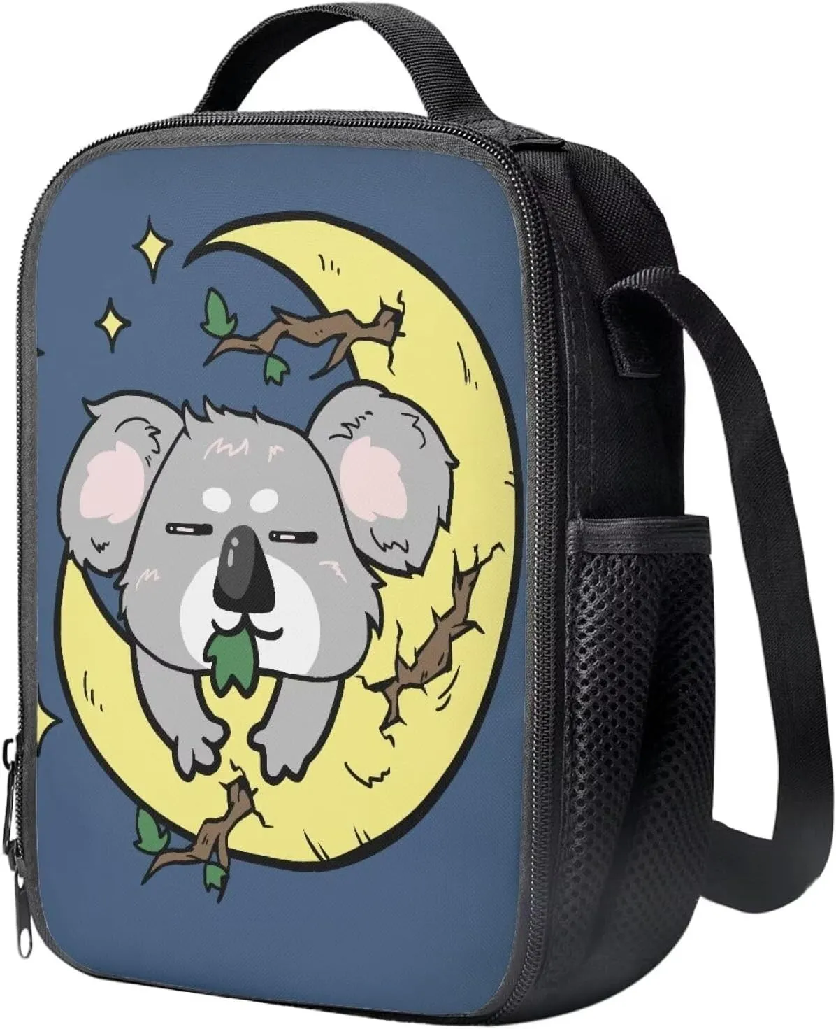 Koalas School Backpack Set for Boys 8-12 Soccer Kids Backpack Lightweight Casual Rucksack with Portable Foldable Lunch Bag Mini Pencil Case Set