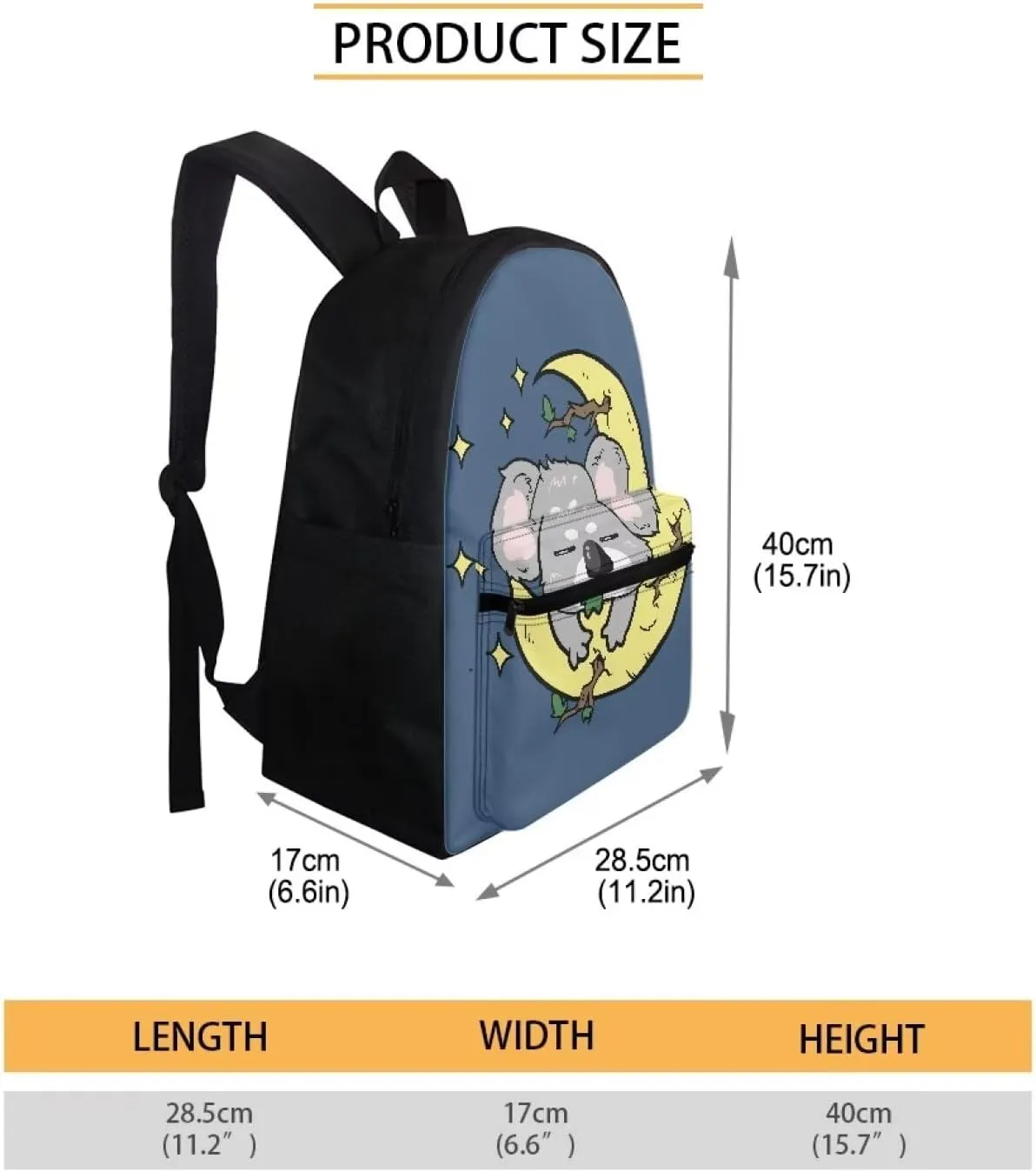 Koalas School Backpack Set for Boys 8-12 Soccer Kids Backpack Lightweight Casual Rucksack with Portable Foldable Lunch Bag Mini Pencil Case Set