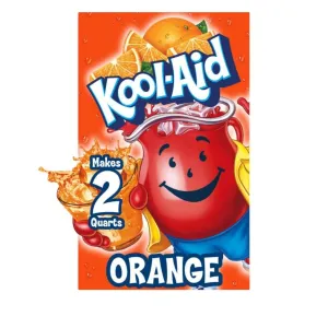Kool-Aid Unsweetened Caffeine Free Orange Zero Calories Powdered Drink Mix 192 Count Pitcher Packets