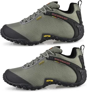KtEli Men's Hiking Shoes, Casual Trekking Boots, Climbing Trail Shoes,Work Shoe Lightweight Low Top for Outdoor Trailing Trekking Walking (Color : Gray, Size : 39)