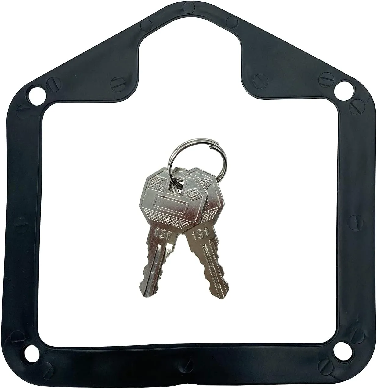 L8815 Tool Box Latch T Handle Latches with Lock Highly Polished Stainless Steel Tool Box Locks for Trailer Door RV Camper Truck Bed Toolboxes - Folding T-Handle Latch with Gasket