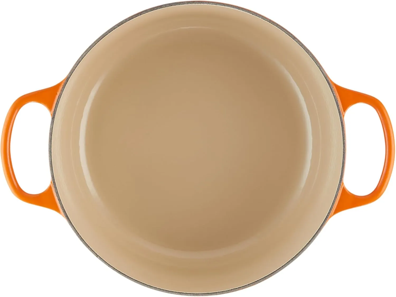 Le Creuset Enameled Cast Iron Signature Round Dutch Oven with Lid, 5.5 Quart, Flame