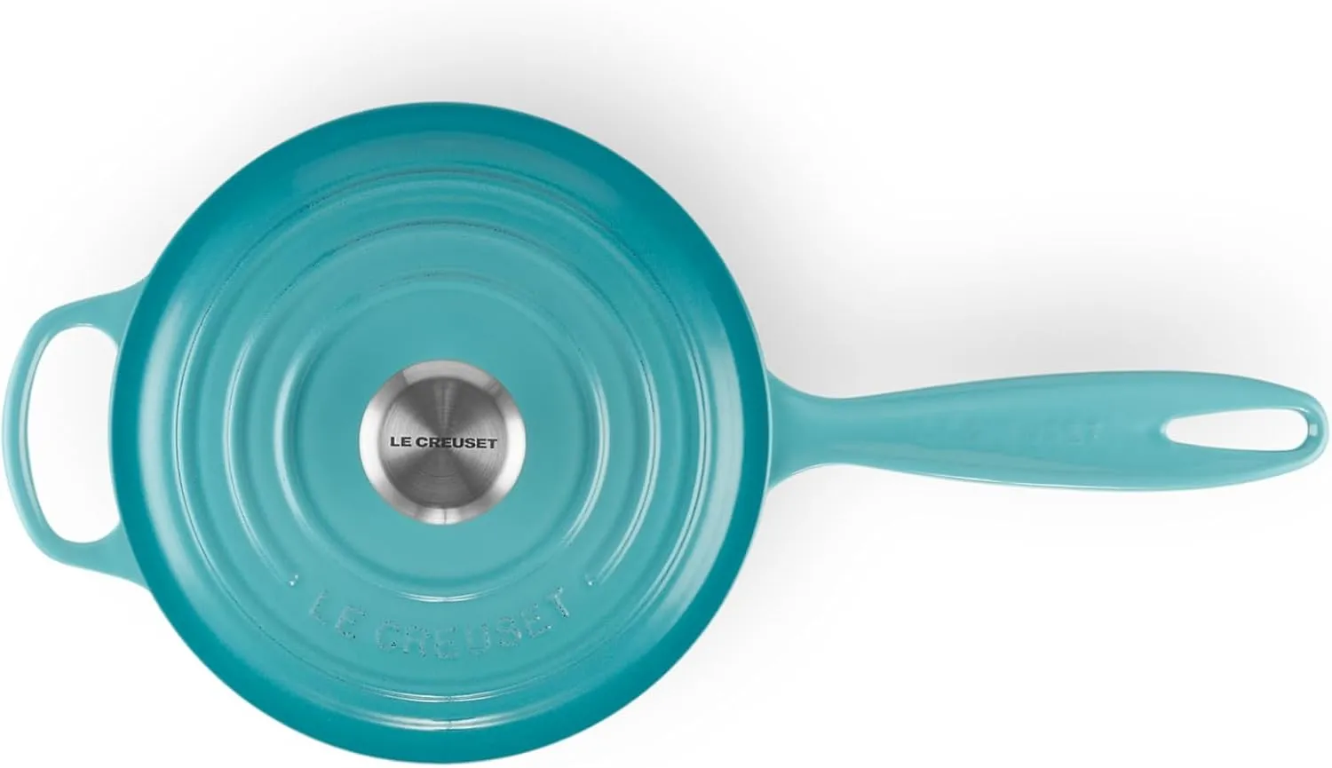 Le Creuset Enameled Cast Iron Signature Saucepan, 2.25 qt., Caribbean