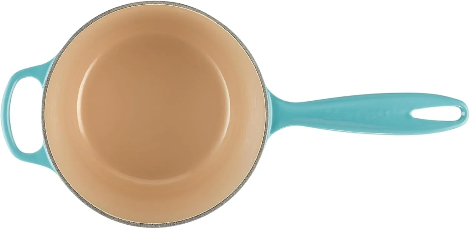 Le Creuset Enameled Cast Iron Signature Saucepan, 2.25 qt., Caribbean