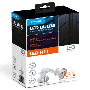 LED Car Headlight Bulbs - H11 CANBUS (pair) (LEDH11)