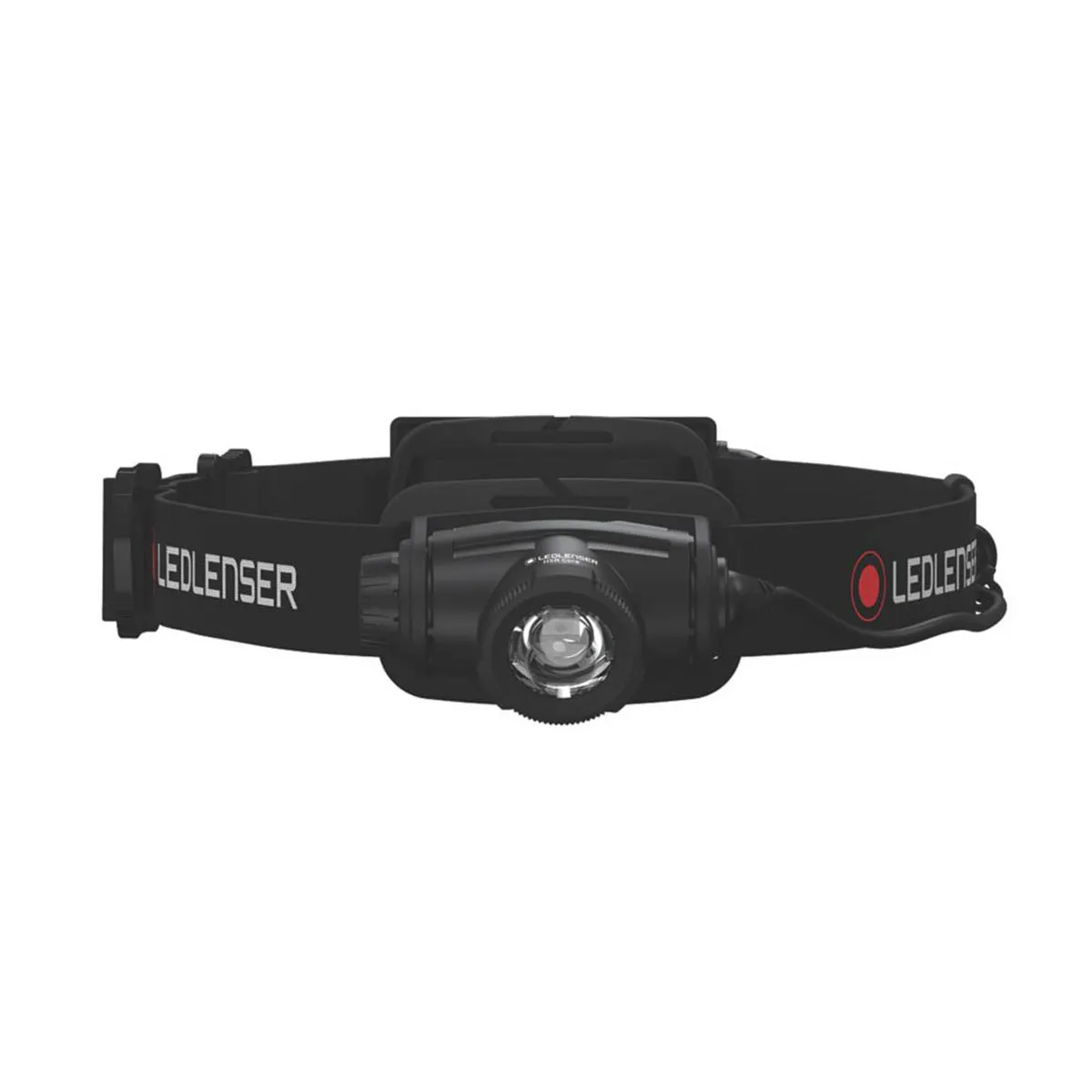 LED Head Torch Rechargeable Black Dimmable 500lm Compact Headlamp Adjustable