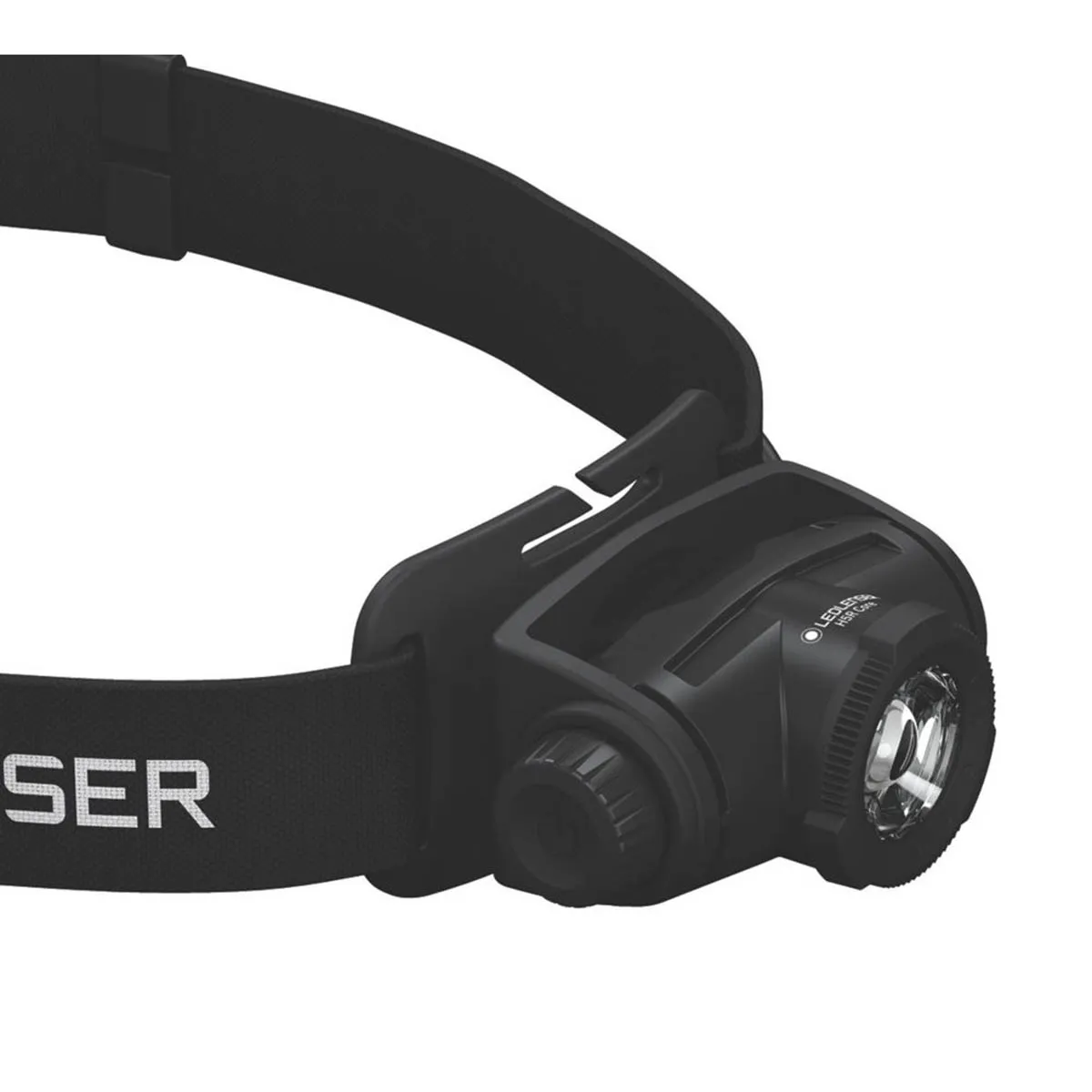 LED Head Torch Rechargeable Black Dimmable 500lm Compact Headlamp Adjustable
