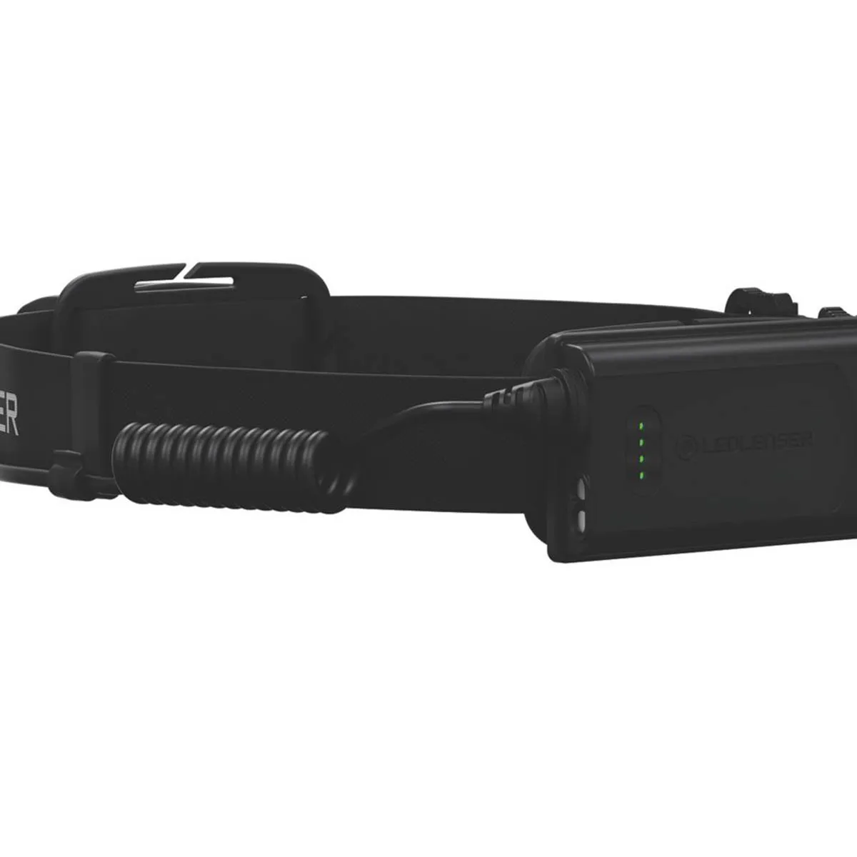 LED Head Torch Rechargeable Black Dimmable 500lm Compact Headlamp Adjustable