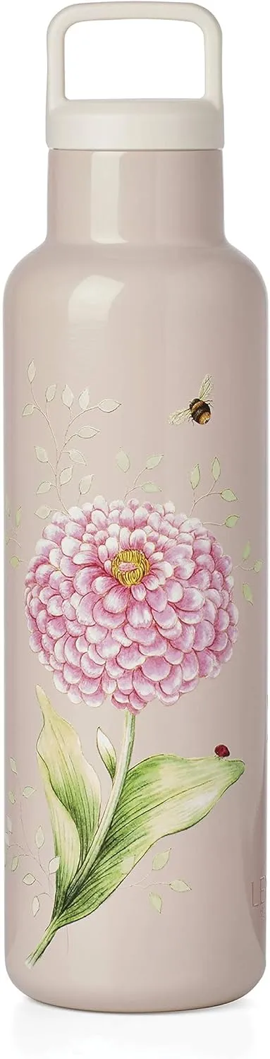 Lenox 895748 Butterfly Meadow Pink Insulated Water Bottle