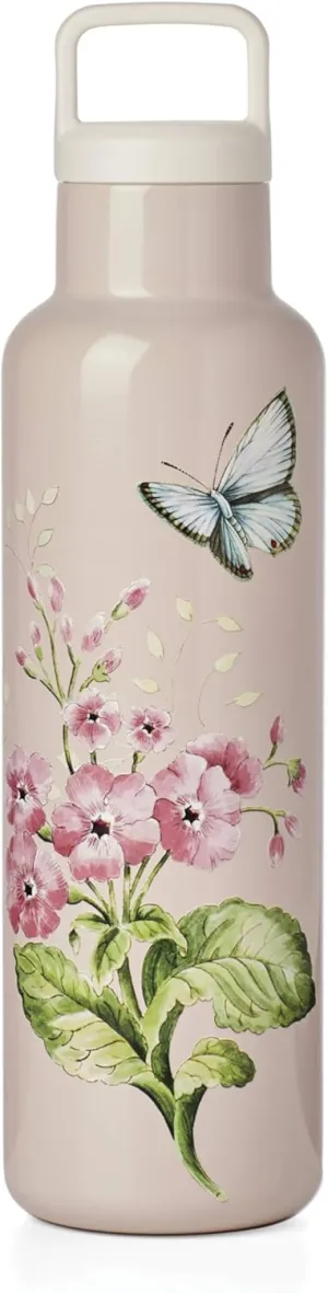 Lenox 895748 Butterfly Meadow Pink Insulated Water Bottle