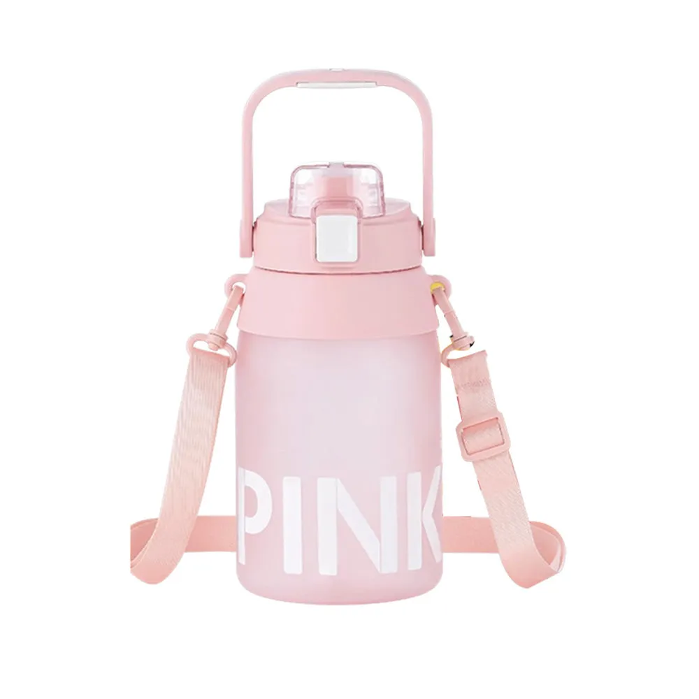 Lifease Large Capacity Cup, Safe Tritan Material, Peach Pink, 1.4L