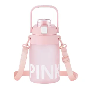Lifease Large Capacity Cup, Safe Tritan Material, Peach Pink, 1.4L