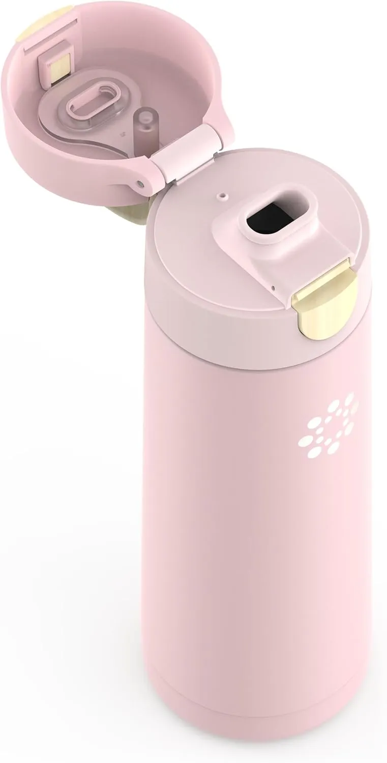 Lifefactory 20oz Stainless Steel Hydration Bottle with Spout Cap - Desert Rose
