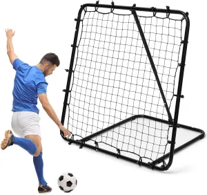 Liliful Soccer Rebounder Football Rebound Net Adjustable and Foldable Multi Sport Training Bounce Back Net for Backyard Basketball Baseball Softball Pitch Back