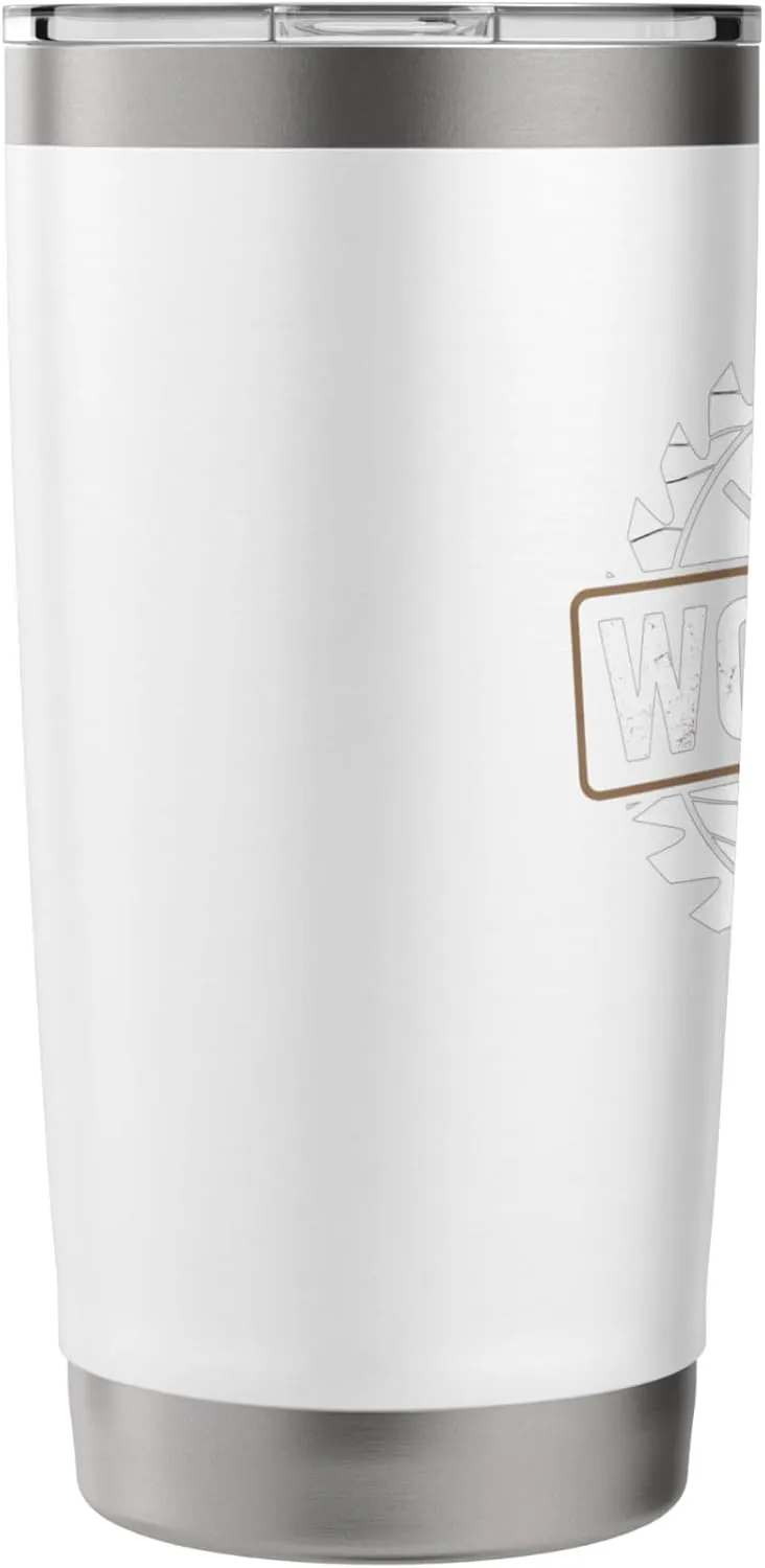 Living The Wood Life Woodworker Wood Carving Woodworking Stainless Steel Insulated Tumbler