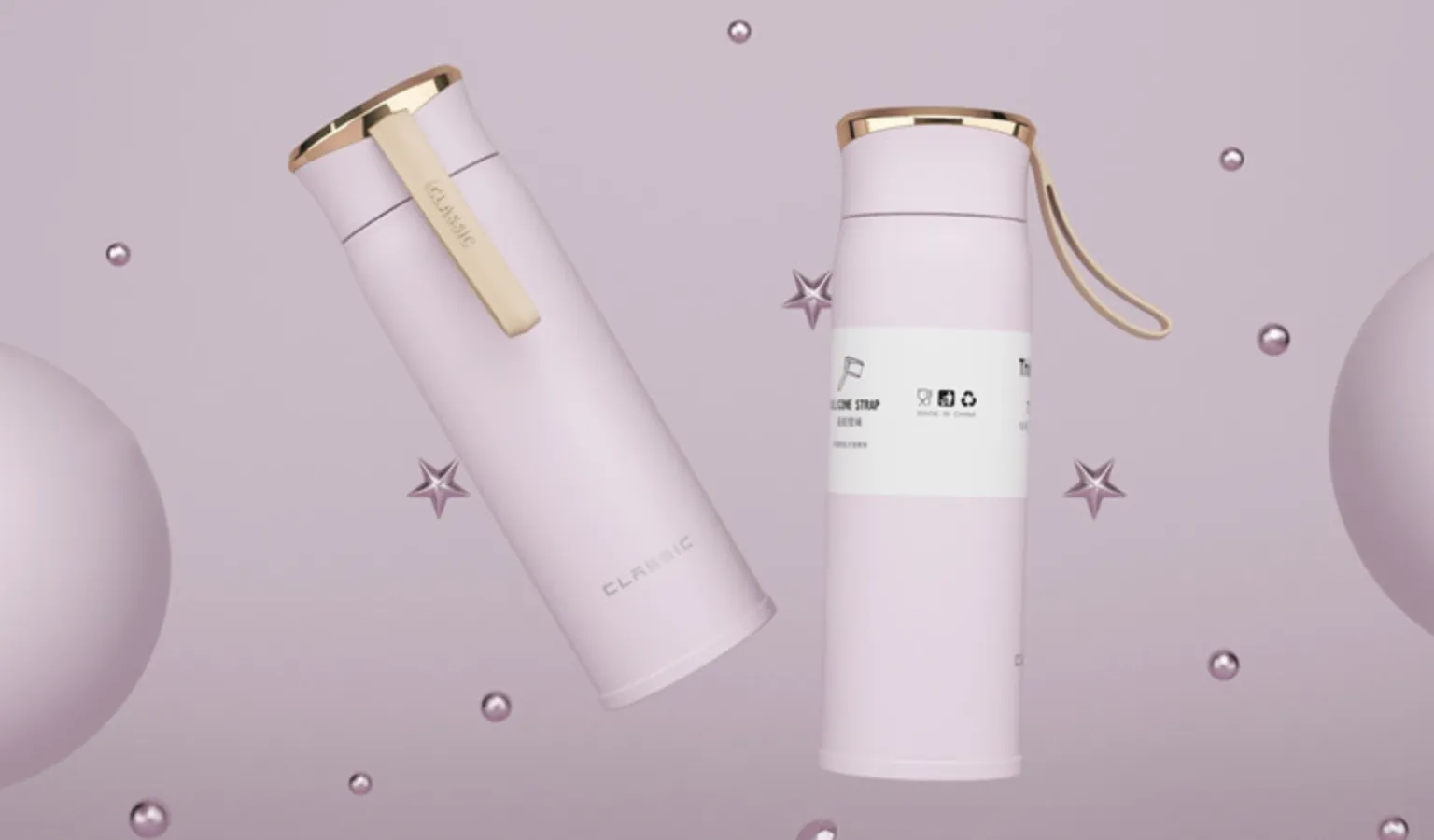 Luxury - Thermos Bottle 450ml Portable Insulated Cup 304 Stainless Steel Vacuum Flask (A Perfect Gift) Many Colours