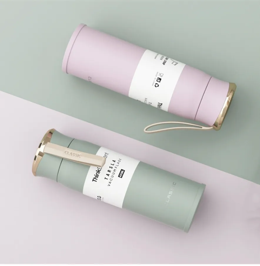 Luxury - Thermos Bottle 450ml Portable Insulated Cup 304 Stainless Steel Vacuum Flask (A Perfect Gift) Many Colours