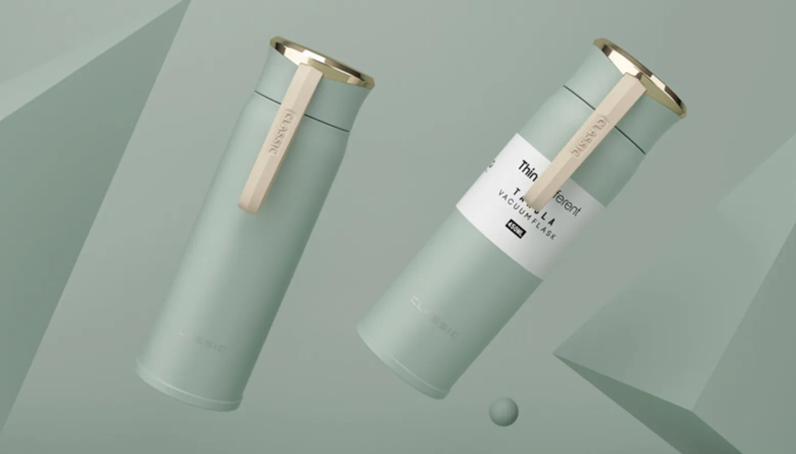 Luxury - Thermos Bottle 450ml Portable Insulated Cup 304 Stainless Steel Vacuum Flask (A Perfect Gift) Many Colours