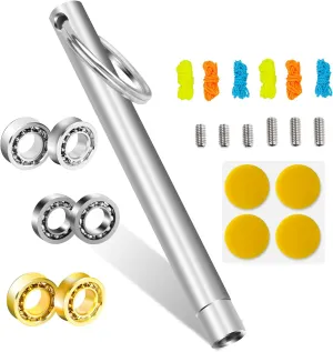 MAGICYOYO Complete Yoyo Bearing Pack, 10 Ball Golden Unresponsive Yoyo Bearing   Size C 10 Ball Yoyo Bearing   Narrow C Responsive Yoyo Bearing   Bearing Removal Tool   6 Yoyo Strings   6 Yoyo Axles