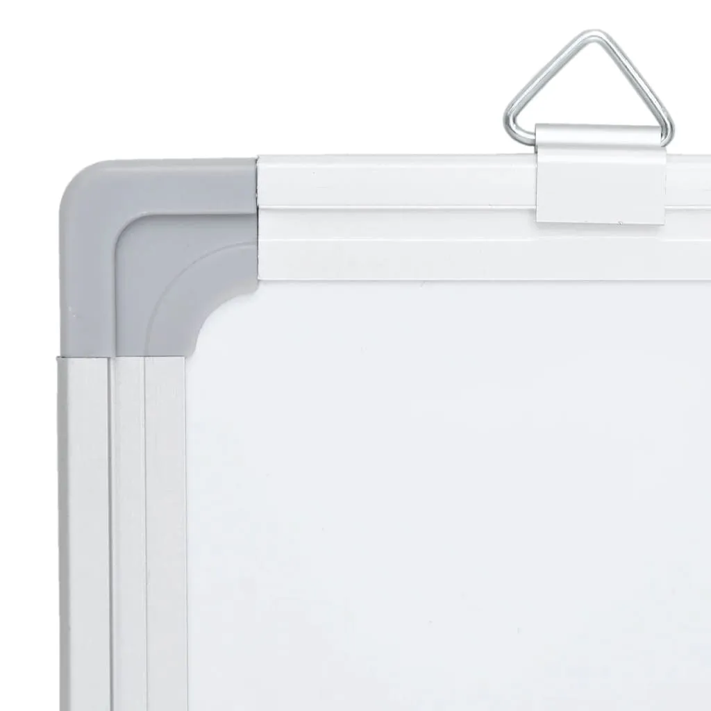 Magnetic Whiteboard Foldable 180x100x1.7 cm Aluminium