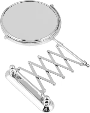 Makeup Mirror Makeup Mirror Bathroom Mirror Extending 7/8 Inches Cosmetic Wall Mounted Make Up Mirror Shaving Bathroom Mirror 3X 5X 7X 10x Magnification Portable Small Mirror