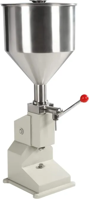 Manual Liquid Filling Machine Stainless Steel, Bottle Filler 5-50ml for Creams & Cosmetics