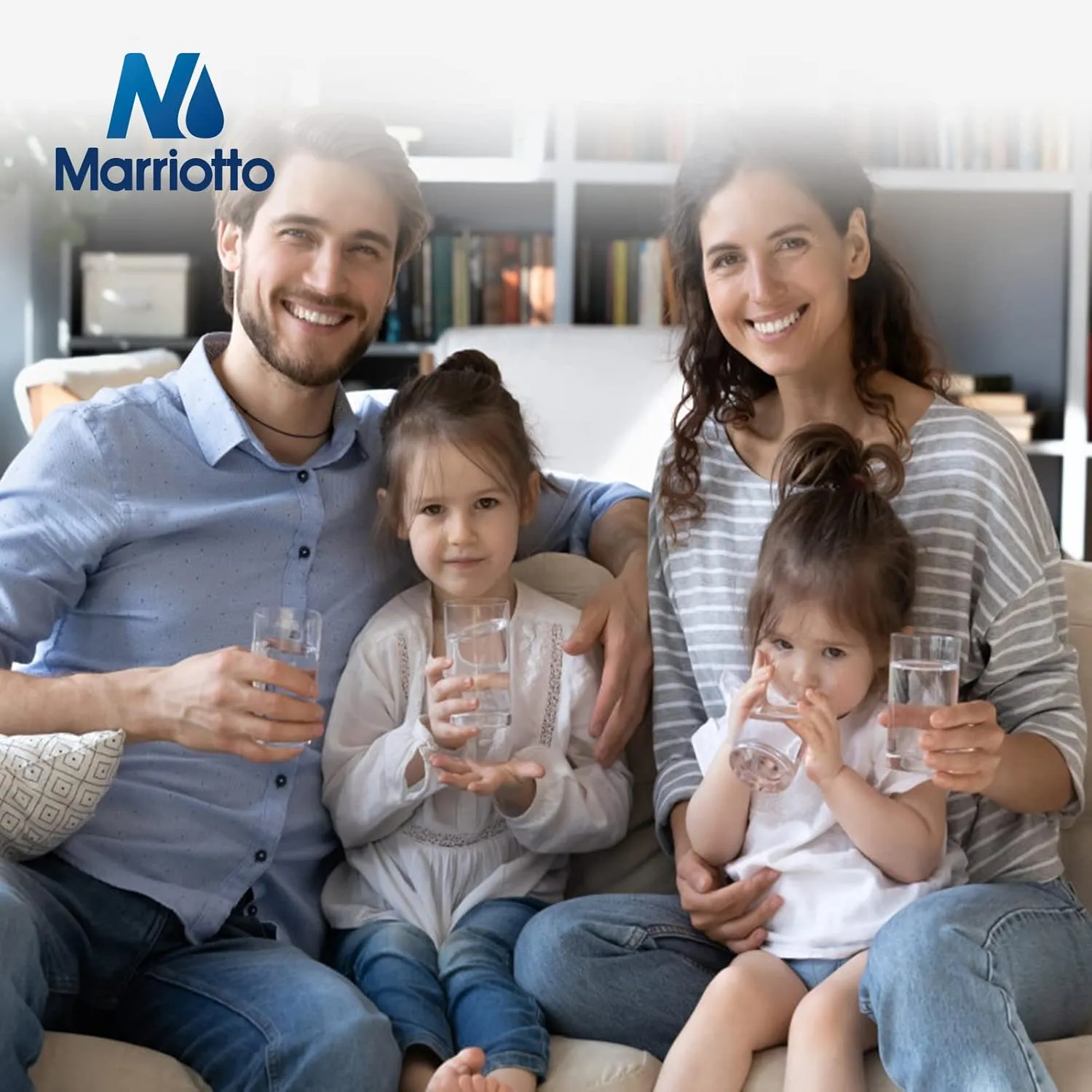 MARRIOTTO Replacement for GE® RPWFE, RPWF (Built-in CHIP) Refrigerator Water Filter, Compatible with GFE28GELDS, PFE28KELDS, PFE28KYNFS, GFD28GELDS, GYE22HMKES, GFE28GYNFS, GFD28GYNFS, Pack of 1