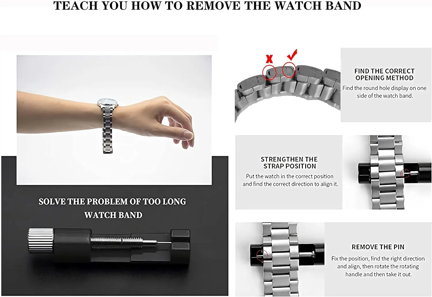 MASTOP Mens Fashion Watches Rotatable Bezel Stainless Steel Band Date Luxury Business Blue Waterproof Luminous Analog Quartz Wristwatches