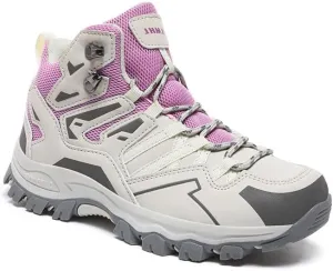 Men's Hiking Boots - Breathable Mesh & TPR Outsole Trail Shoes with EVA Cushion for Outdoor Trekking