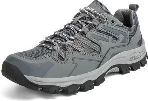Men's Outdoor Lace-Up Hiking Shoes Fashion Comfortable Sports Shoes Breathable Trekking Sneakers Work Shoes Arch Support Trail Running Shoes