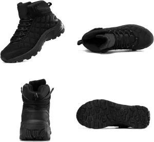 Men's Winter Boots Insulated Waterproof Warm Winter Hiking Boots Non-Slip Outdoor Comfort Warm Work Boots Hiker Trekking Trail