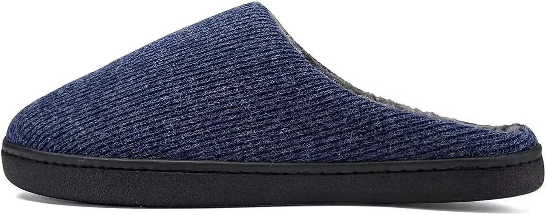 Men's Women's Concise Solid Winter Slippers for Indoor Walking