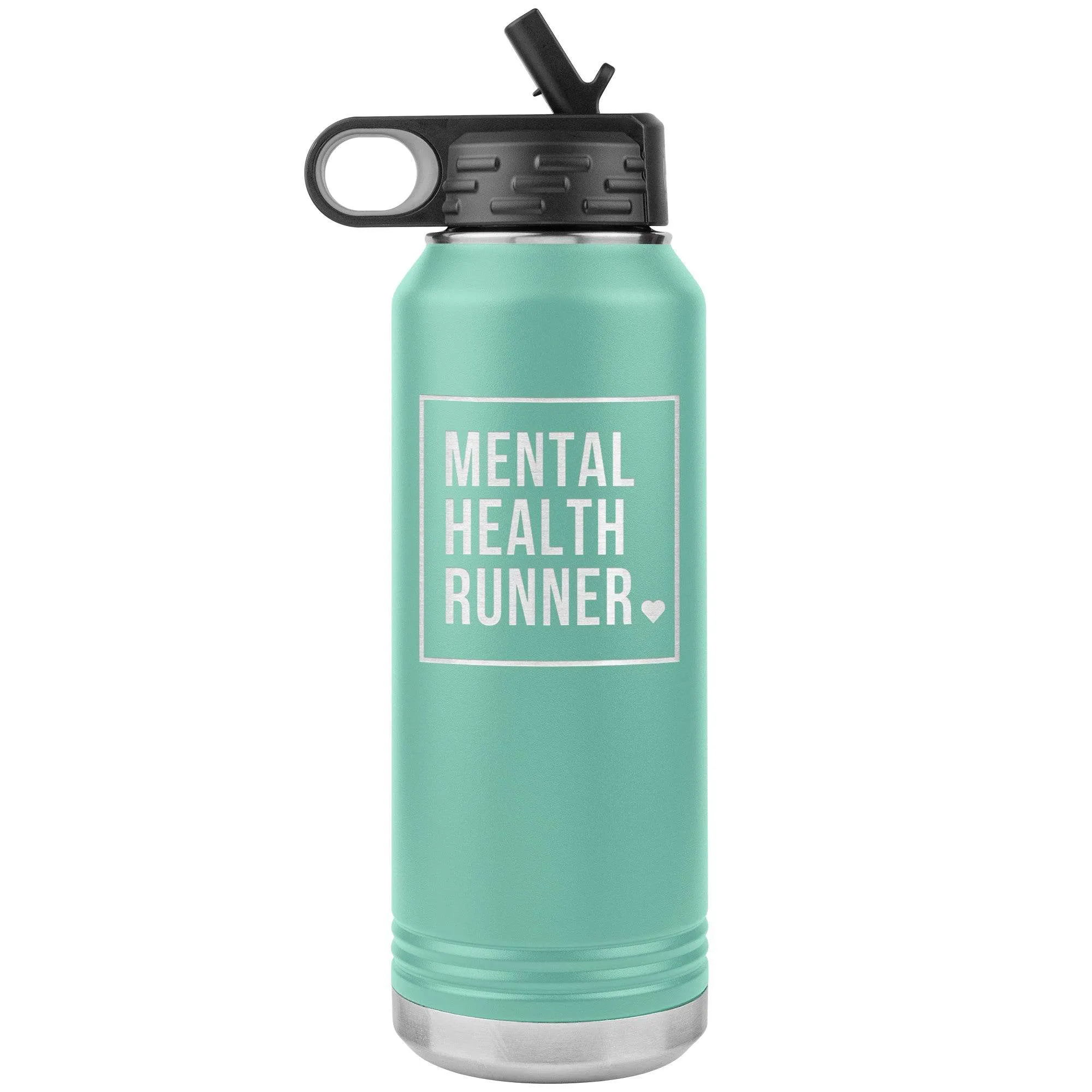 Mental Health Runner - 32oz Insulated Water Bottle