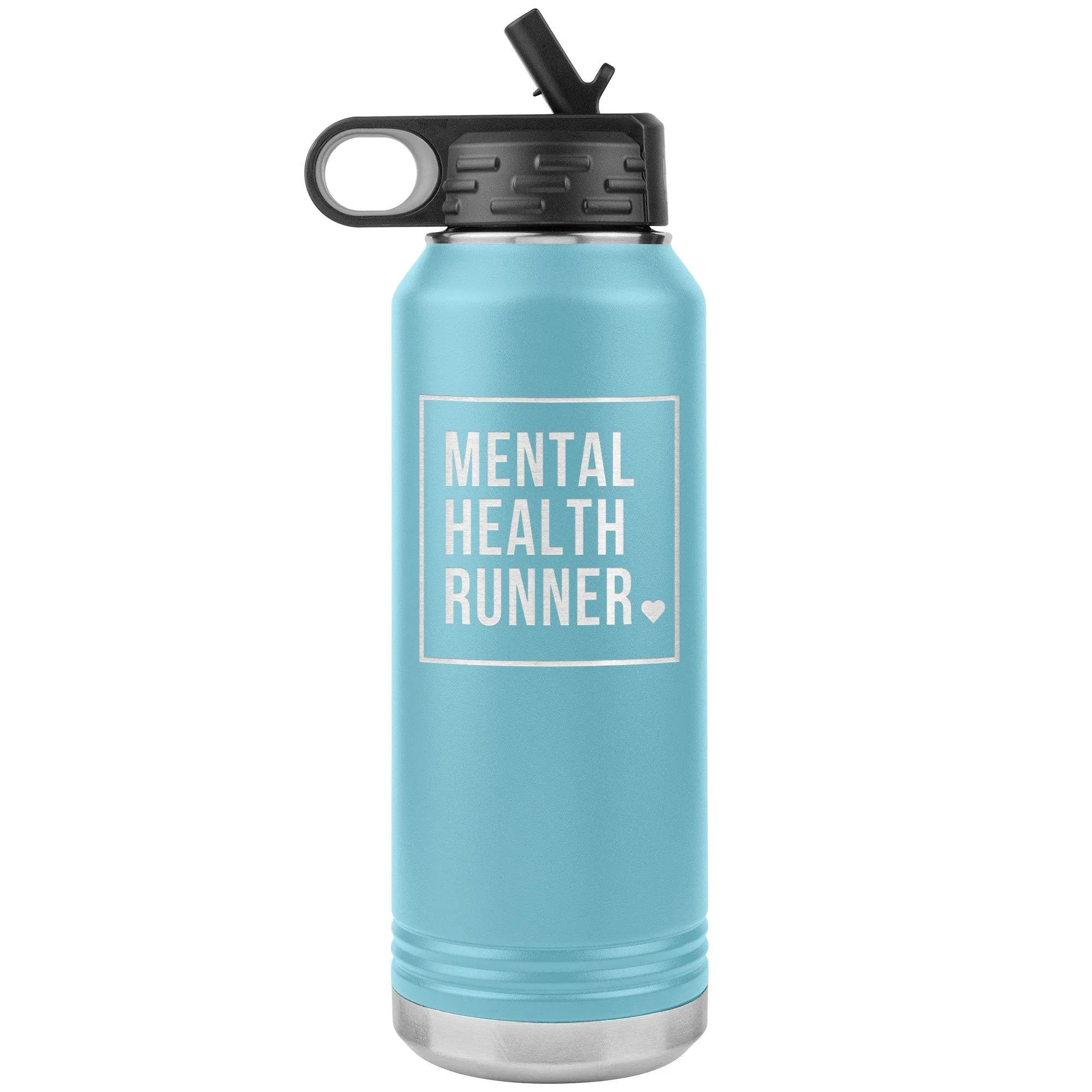 Mental Health Runner - 32oz Insulated Water Bottle
