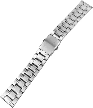Metal Stainless Steel Replacement Strap Watch Band Flat Buckle Wrist Silver Gold, Bracelet, 12 14 16 18 20 22mm Bracelet
