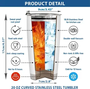 Microstrategy Developer Tumbler Stainless Steel 20oz With Lid, Gifts Bulks For Office Women Men Work Friends Coworker, Driking Coffee Cup For Birthday Christmas