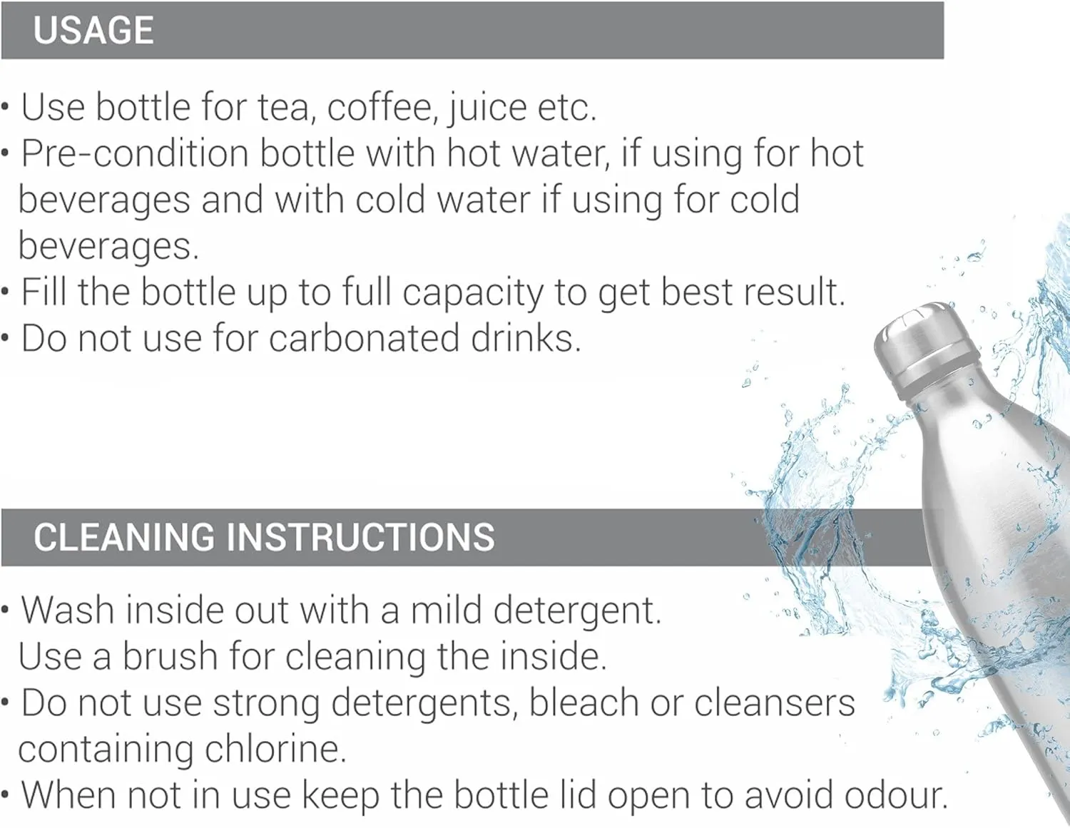 Milton Insulated Water Bottle 700 ml, (24 oz) Stainless Steel Double Walled Vacuum for 24 Hours Hot and Cold, Leakproof, BPA Free, Thermosteel Duo-DLX 750 Maroon