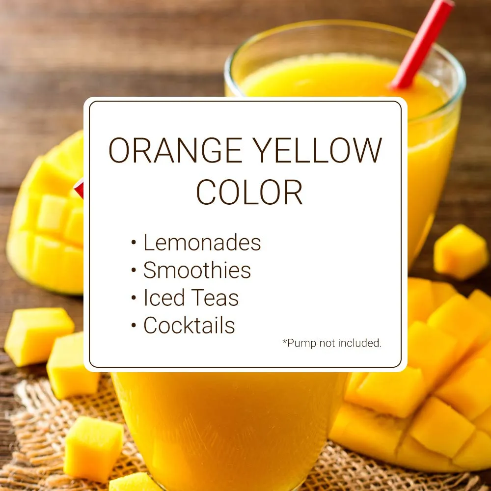 Monin - Mango Syrup, Tropical and Sweet, Great for Cocktails, Sodas, and Lemonades, Gluten-Free, Non-GMO (1 Liter)
