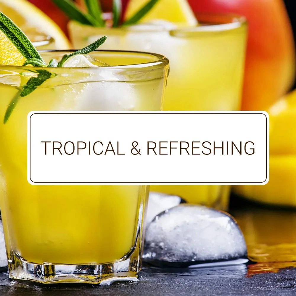Monin - Mango Syrup, Tropical and Sweet, Great for Cocktails, Sodas, and Lemonades, Gluten-Free, Non-GMO (1 Liter)