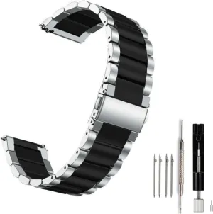Moran Stainless Steel Watch Band Quick Release Replacement Metal Strap 20mm 22mm for Men Women