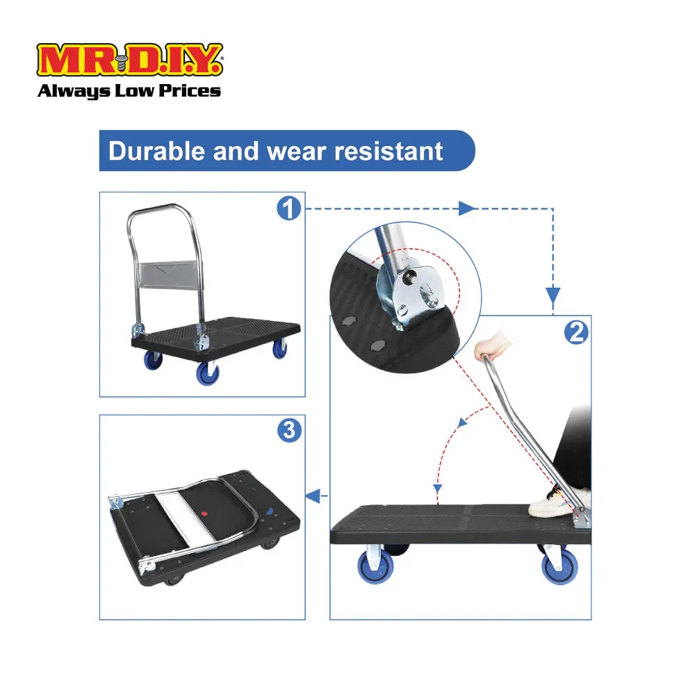 (MR.DIY) Multi-Use Foldable PVC Hand Truck Trolley ( 300kg )