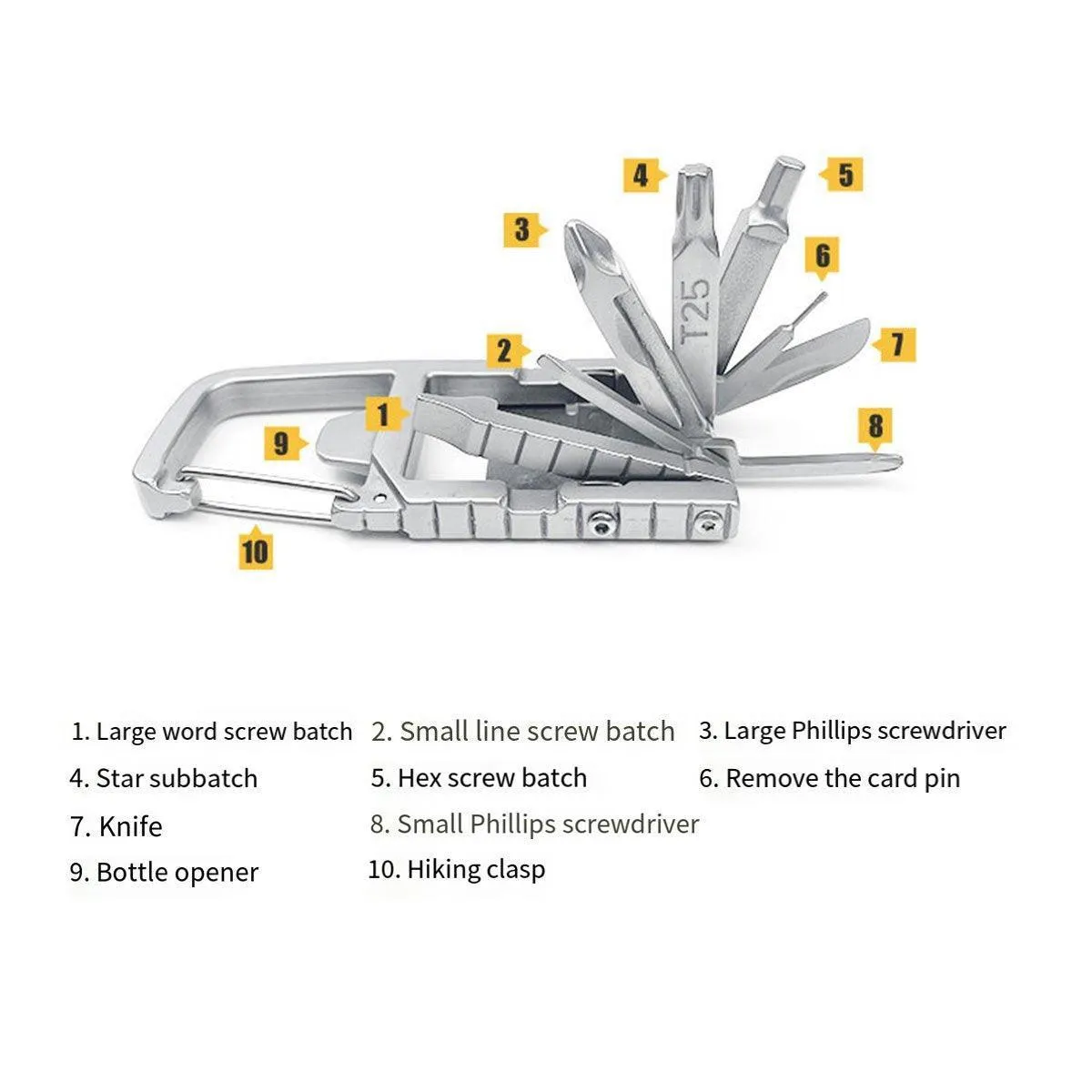 Multifunctional Folding Repair Tools Set Portable Outdoor Camping Survival Tool