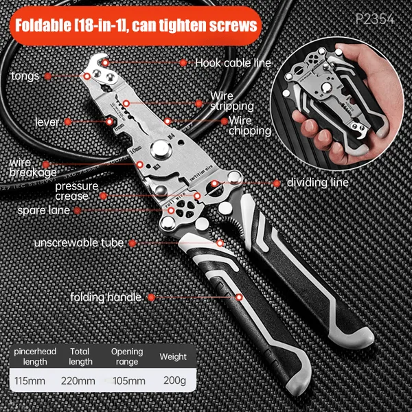 🔥Multifunctional Wire Cutter and Stripping Tool